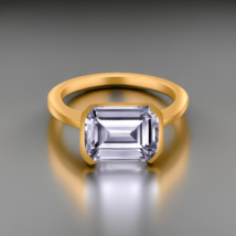 Natural Aquamarine Ring 6.5 14k Yellow Gold 2.94 TCW Certified $2,190 221346 - £1,518.10 GBP