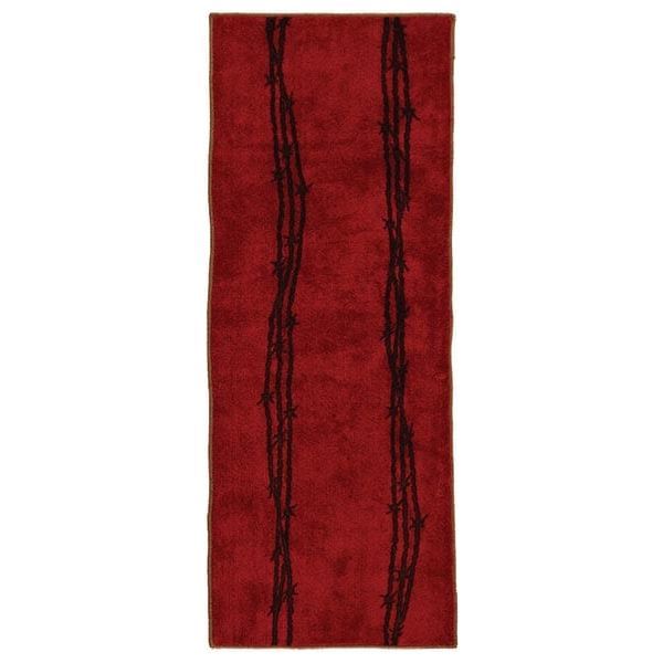Rustic Red Barbwire Accent Runner - $109.28