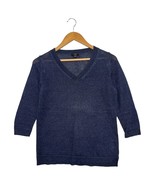 Talbots Sweater Womens Small Petite Blue Linen V Neck 3/4 Sleeve Knit Cl... - €22,10 EUR Talbots Sweater Womens Small Petite Blue Linen V Neck 3/4 Sleeve Knit Cl... - €22,10 EUR