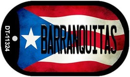 Barranquitas Puerto Rico State Flag Novelty Metal Dog Tag Necklace DT-11324 - $15.95