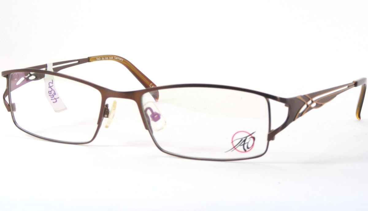 Tao Par Top Look 9910 03 Marron / Bronze Rare Unique Lunettes 52-18-135mm - $95.99