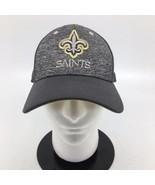 New Orleans Saints New Era 9Forty Gray Adjustable H&amp;L Style Hat NFL - £17.60 GBP