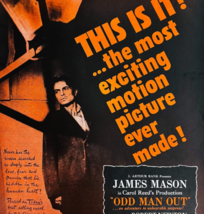 1947 Odd Man Out Movie Advertisement James Mason Film Carol Reed Vintage... - $29.99