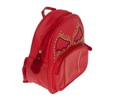 Devil Design Leather Look Handbag Backpack/College Bag/Picnic Bag (Red) - £55.98 GBP
