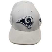 Los Angeles Rams NEW ERA NFL 7 3/4 low profile white 59fifty hat cap - €16,53 EUR