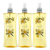 Vanilla by Body Fantasies, 3 Pack 8 oz Fragrance Body Spray for Women - $1,004.06 MXN