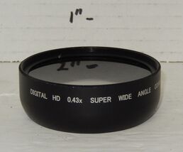 Digital HD 52mm 0.43x Super Wide Angle Macro Adapter Filter camera acces... - $8.88