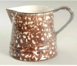 Stangl Brown Pottery Town and Country Spongeware Creamer Bowl - 2 Listed... - $17.09
