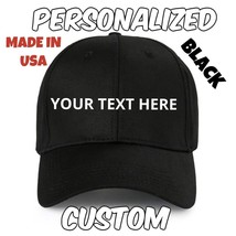CUSTOM PERSONALIZED Multi Color EMBROIDERED Hats Design Your Own HAT PER... - £14.08 GBP