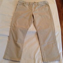 Gap capri pants Size 8 Original low rise denim jeans khaki ladies - $14.49