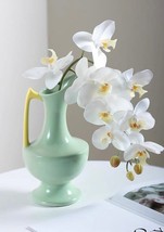 Artisan-Made Medieval Inspired Ceramic Flower Vase - Vibrant Dopamine Glaze - $108.52
