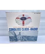 Vintage Life-Preserver Shape Cordless Clock-Radio Model BCR-1300 - $178.19