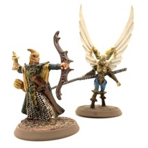 Syvarris &amp; Raelin the Kyrie Warrior 2 Painted Miniatures Heroscape - £21.86 GBP