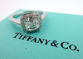 Tiffany &amp; Co Platinum Legacy Diamond Engagement Ring 1.07Ct I-VVS1 - £7,079.38 GBP