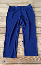 Studio park NWOT Women’s ponte knit slim ankle pants size PM navy L2 - $16.73