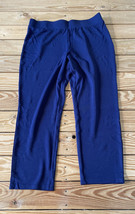 Studio park NWOT Women’s ponte knit slim ankle pants size PM navy L2 - £13.40 GBP