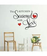 Picniva This Kitchen is Seasoned with Love Sticker Wall Decals Home Art ... - $12.19 CAD+