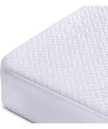 Waterproof Mattress Protector Bamboo Matress Pad Cooling Bed Cover Noise... - £44.06 GBP+