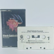 Black Sabbath Paranoid Heavy Metal Cassette Tape 1971 Warner Bros Vintage Tested - £15.41 GBP