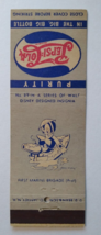 Pepsi Cola Matchbook Cover Walt Disney No 39 Duck Marine Brigade 1940s WWII - £24.99 GBP