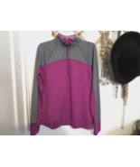 Tek Gear DryTek Long Sleeve 1/4 Zip Athletic Pullover Shirt Size L - £15.53 GBP