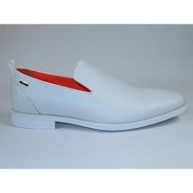 Men Tayno Dressy Casual Soft Leather Comfortable Slip on Loafer #ALPHA L White image 7