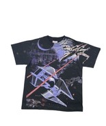 Star Wars 1996 Shirt X-wing TIE Fighter Death Star All Over Print Youth ... - $121.69 CAD