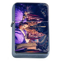 Vintage Gypsy Woman D9 Flip Top Oil Lighter Wind Resistant Flame - $14.80