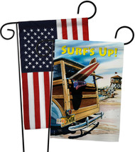 Beach Wagon - Impressions Decorative USA - Applique Garden Flags Pack - GP106068 - £24.75 GBP