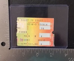 Dan Fogelberg - Vintage February 17, 1982 Concert Ticket Stub - £7.90 GBP