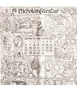 1930 St Nicholas July Calendar Art Print Historical Figures Birthdays DW... - $41.12 CAD