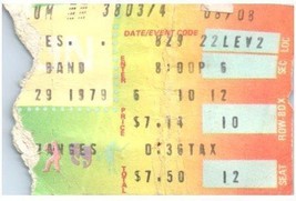 Allman Brothers Bande Concert Ticket Stub August 29 1979 Philadelphia - £26.98 GBP