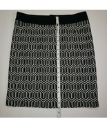 BANANA REPUBLIC Womens Black &amp; White Pencil Career Skirt Size 8 - £10.12 GBP