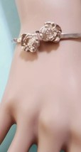 Tiffany &amp; Co Nature Roses Bangle Bracelet Sterling Silver Great Cond.  P... - $7,249.91 MXN