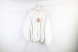 Vintage 90s Streetwear Womens Medium Baggy Fit Sun Moon Crewneck Sweatshirt USA - £39.52 GBP