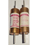 Lot of 2 Gould Shawmut TR 200 R Time Delay Fuse 250V Cl RK5 ED4U 3295 Fr... - $50.38 CAD