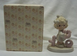 Precious Moments 1989 I&#39;ll Never Stop Loving You Girl Porcelain Figurine New Box - £23.19 GBP