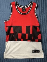 Nike Air Mens XS X Small Mesh Tank Top Jersey Red White - $19.80