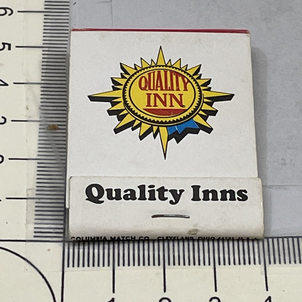 Vintage Matchbook Cover  Quality Inn   Adel, Georgia  31620  gmg  Unstruck - $12.38