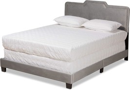 Queen, Grey/Black Baxton Studio Benjen Beds (Box Spring Required). - $166.98