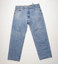 Vintage Y2K Levis 550 Mens 40x32 Thrashed Relaxed Fit Wide Leg Denim Jea... - $39.55