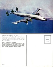 Scheherazade Real Super-H Voe Pela Airplane Jet Plane Flying Vintage Postcard - £7.56 GBP