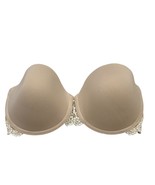 Wacoal 34DD Bra Beige Embrace Lace Push Up Strapless Underwire Back Clos... - $497.53 MXN