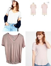 Old Navy Women’s Size S Short Sleeve Luxe V-Neck T-Shirt Tee pastel pink... - $10.40