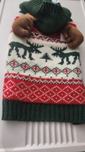 Pet Apparel Merry Christmas Small Dog Christmas Reindeer Sweater NWTs - £8.10 GBP