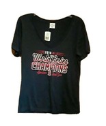 NWT Womens  2018 World Champion Boston Red Sox V Neck T Shirt Medium - €9,33 EUR