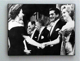 Rare Framed Queen Elizabeth meets Marilyn Monroe Vintage Photo Jumbo Print - £15.00 GBP