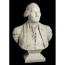 Washington Bust in military uniform 29" Museum Sculpture Replica Reprodu... - $494.01
