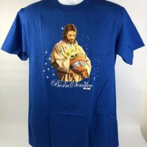 Nelk Boys New Short Sleeve Blue Shirt Mens Medium Born Sender NWT Full S... - $28.71