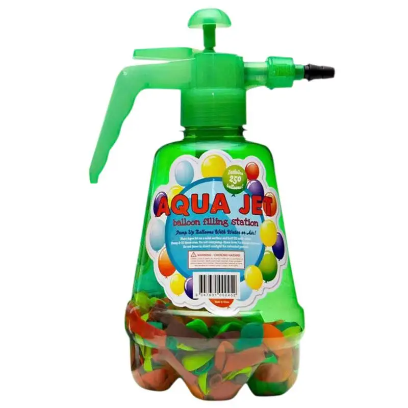 Water Balloon Inflator Hand Air Hand Balloon Filler With 500 Balloons Water F - £15.39 GBP